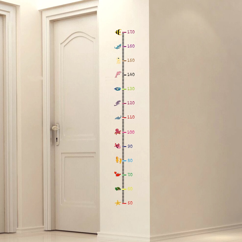 Cartoon Height Measure Wall Sticker Cartoon Height Measure Wall Sticker
