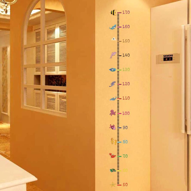 Cartoon Height Measure Wall Sticker