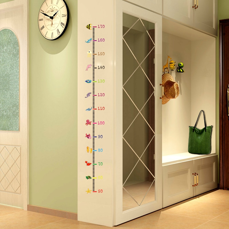 Cartoon Height Measure Wall Sticker