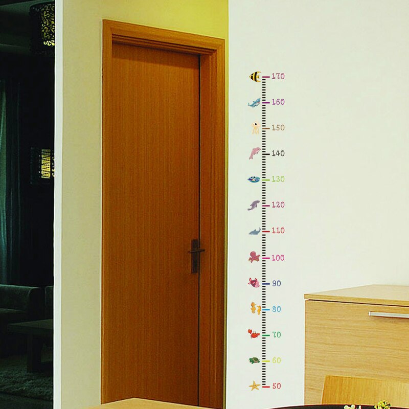 Cartoon Height Measure Wall Sticker