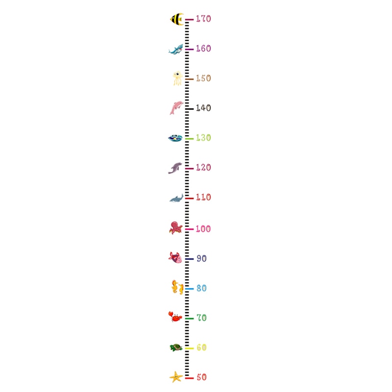 Cartoon Height Measure Wall Sticker