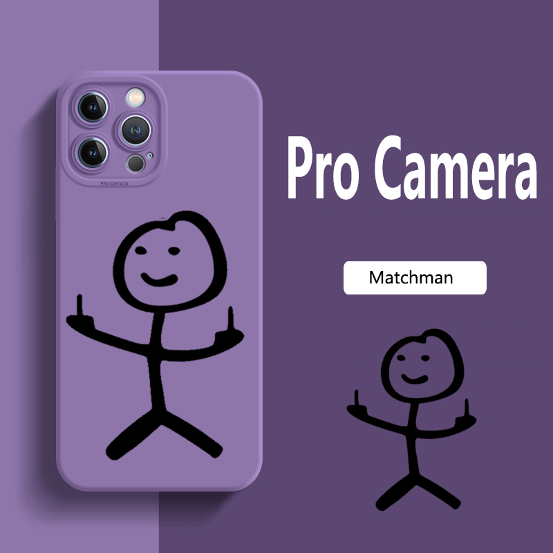 Cartoon Matchman Phone Case For iPhone 11 12 13 14 Pro Max Mini XR XS X 7 8 Plus SE2020 Shockproof Matte Soft TPU Cartoon Matchman Phone Case For iPhone 11 12 13 14 Pro Max Mini XR XS X 7 8 Plus SE2020 Shockproof Matte Soft TPU