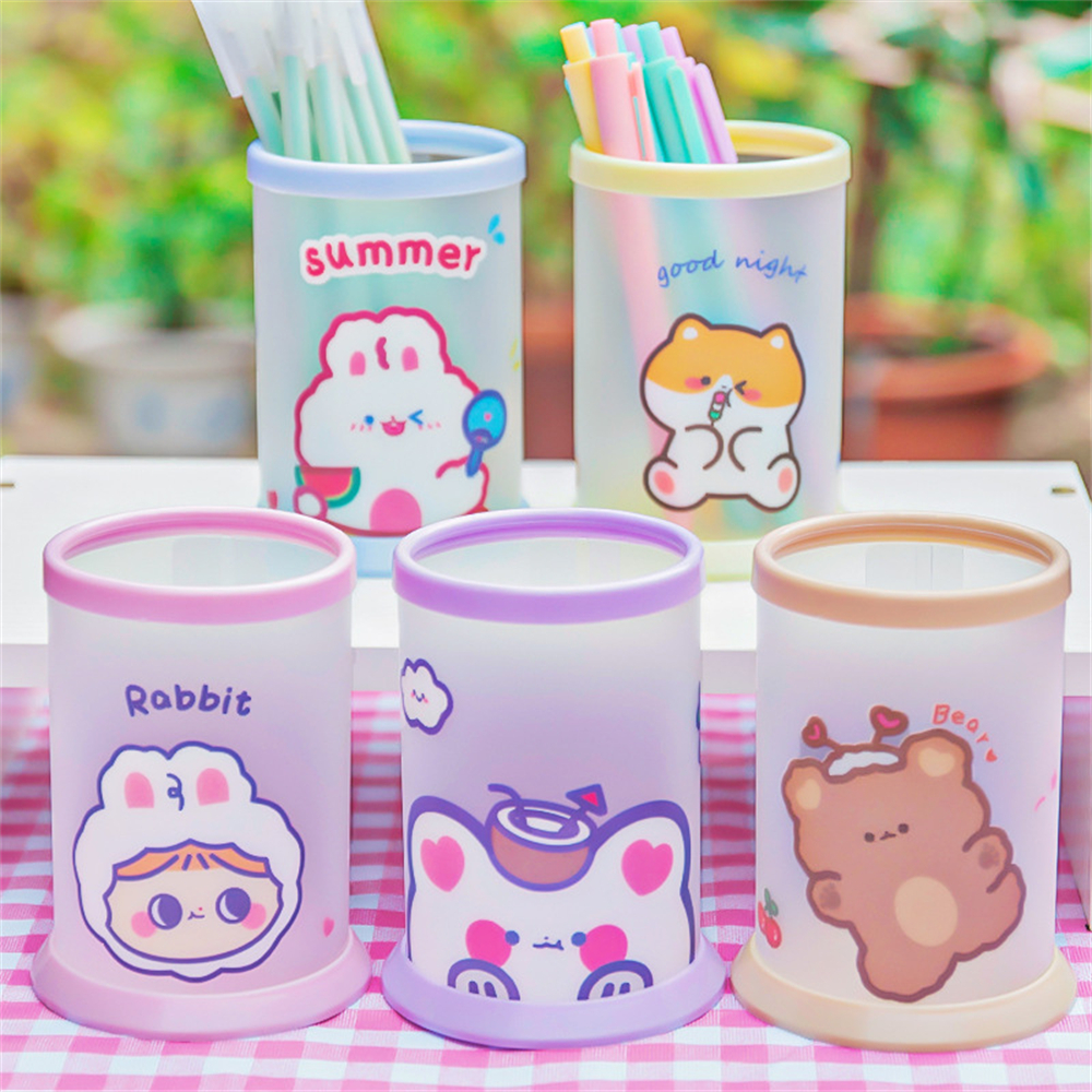 Cartoon Pen Stand Stationery Organizer