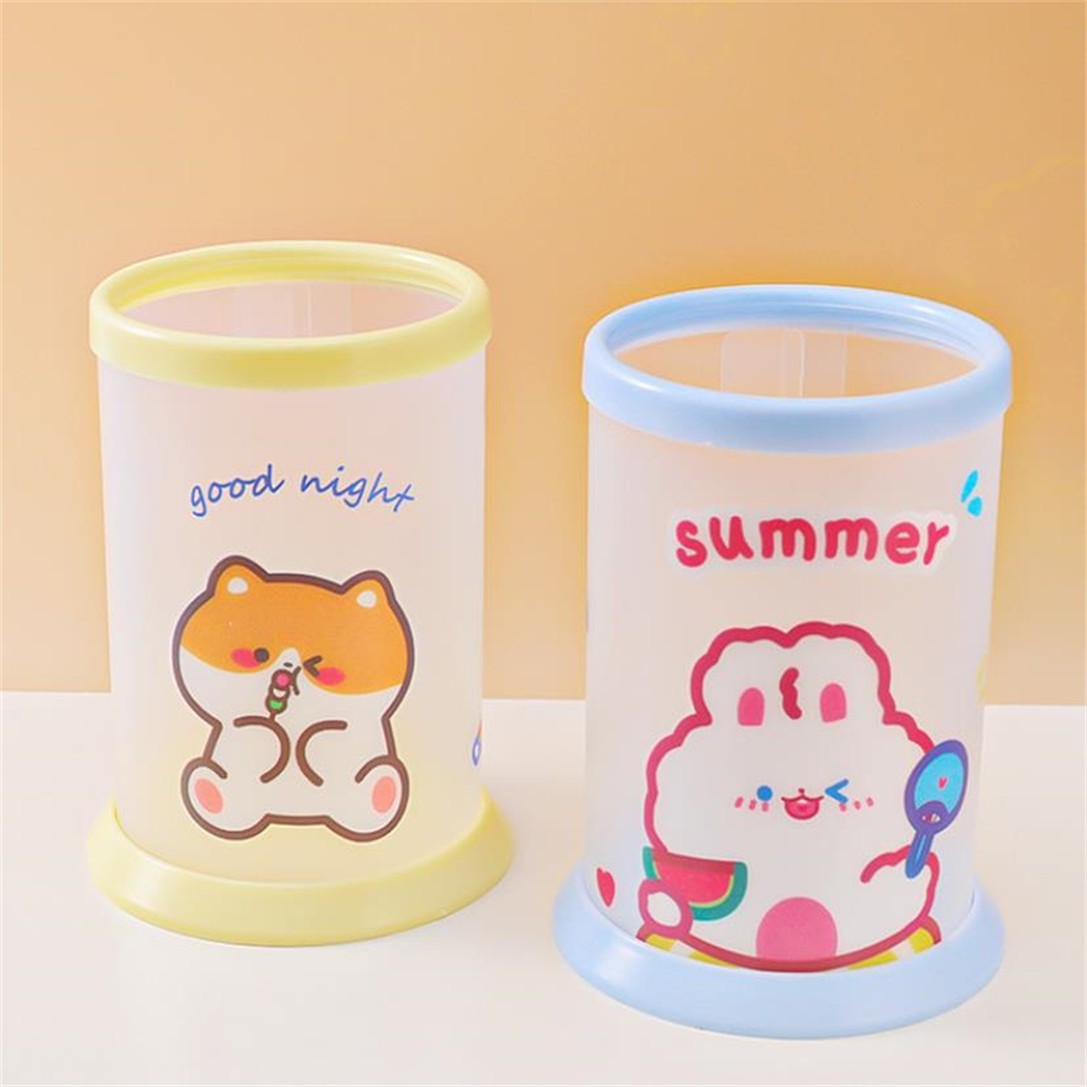Cartoon Pen Stand Stationery Organizer