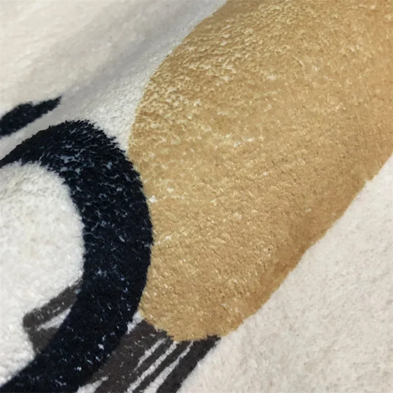 Cartoon Style Bedroom Decor lion pattern Carpet Cute Round Carpets for Living Room Thick Plush bedside Rug Fluffy Soft Cartoon Style Bedroom Decor lion pattern Carpet Cute Round Carpets for Living Room Thick Plush bedside Rug Fluffy Soft