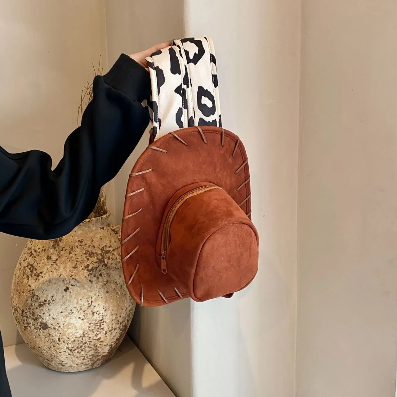 Cartoon Toy Story Woody Cowboy Hat Backpack Cute Fashion Creative Backpack Student Fashion Leisure Bag Outdoor Travel Cartoon Toy Story Woody Cowboy Hat Backpack Cute Fashion Creative Backpack Student Fashion Leisure Bag Outdoor Travel