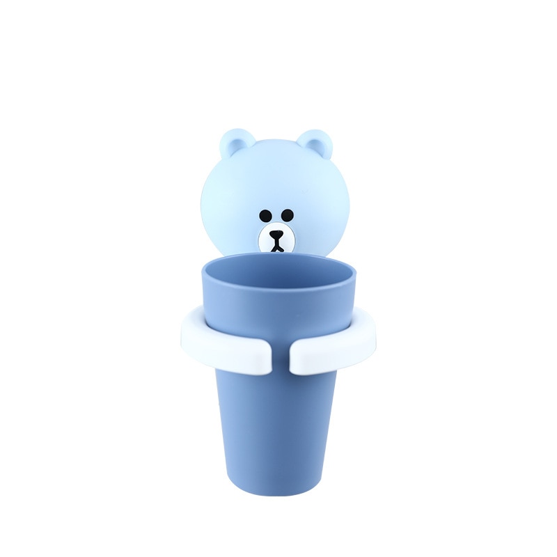 Cartoon Wall Mount Tooth Brushing Cup