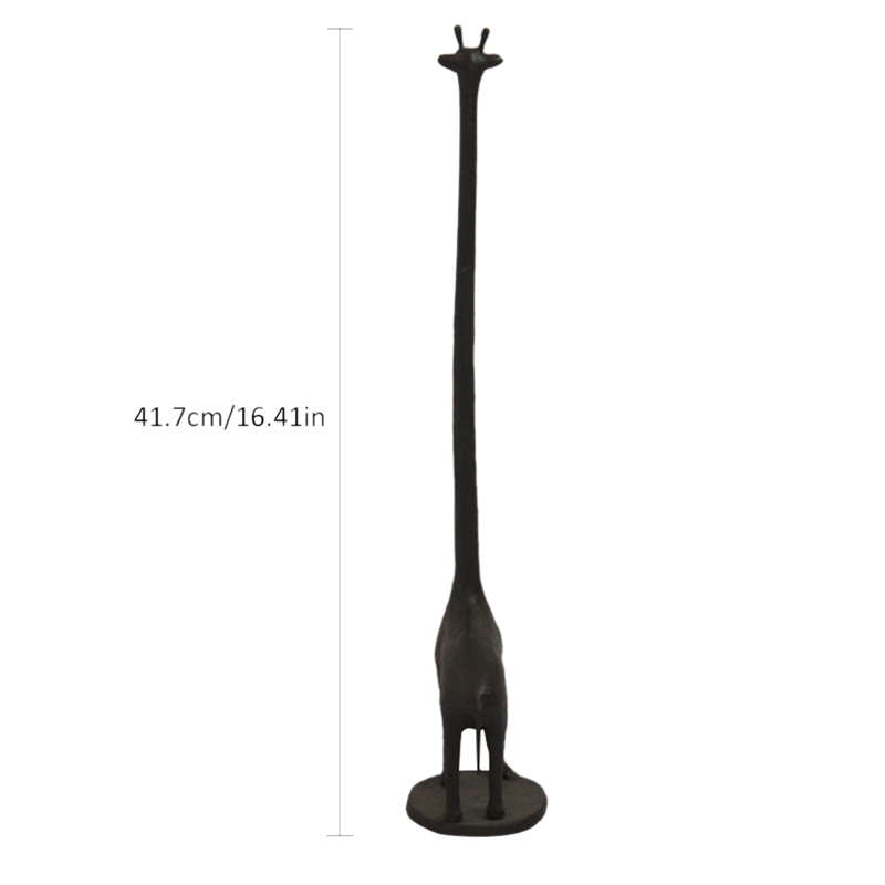Cast Iron Giraffe Paper Towel Holder