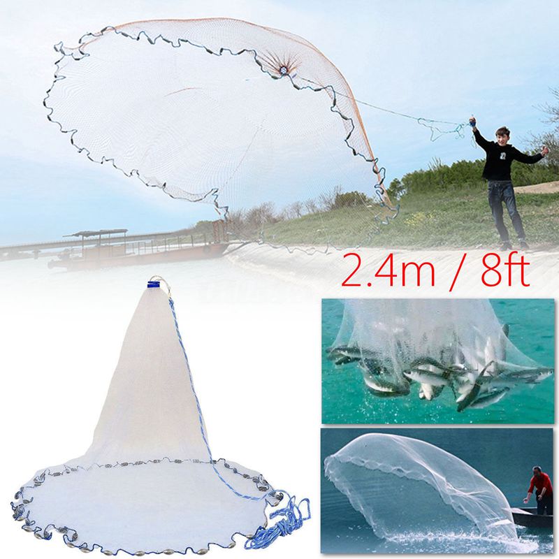 Cast Net Easy Throw Fishing Net Cast Net Easy Throw Fishing Net
