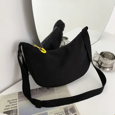 Casual Nylon Crossbody Dumpling Bag