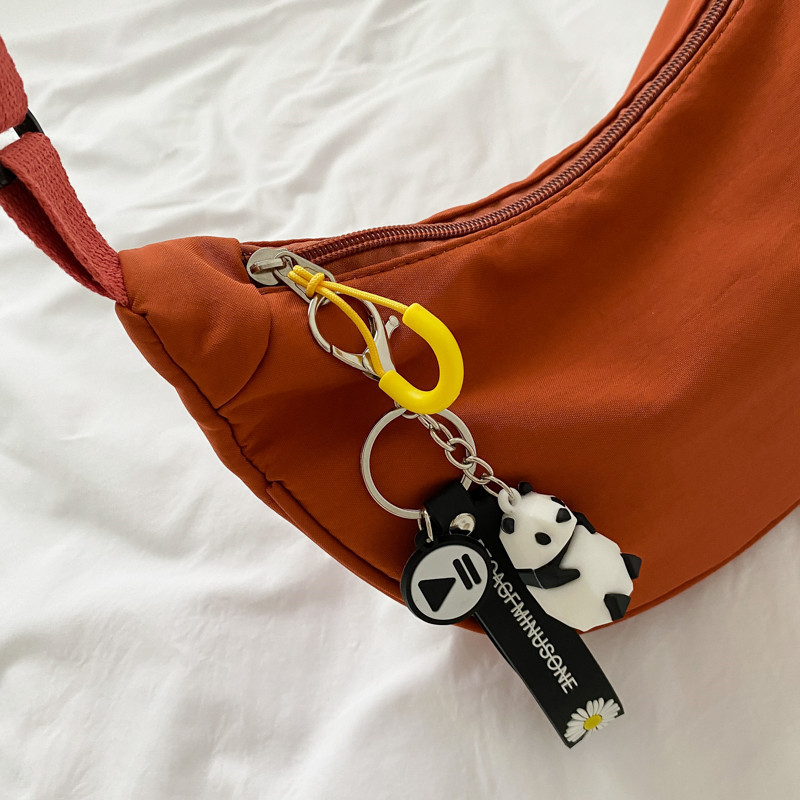 Casual Nylon Crossbody Dumpling Bag