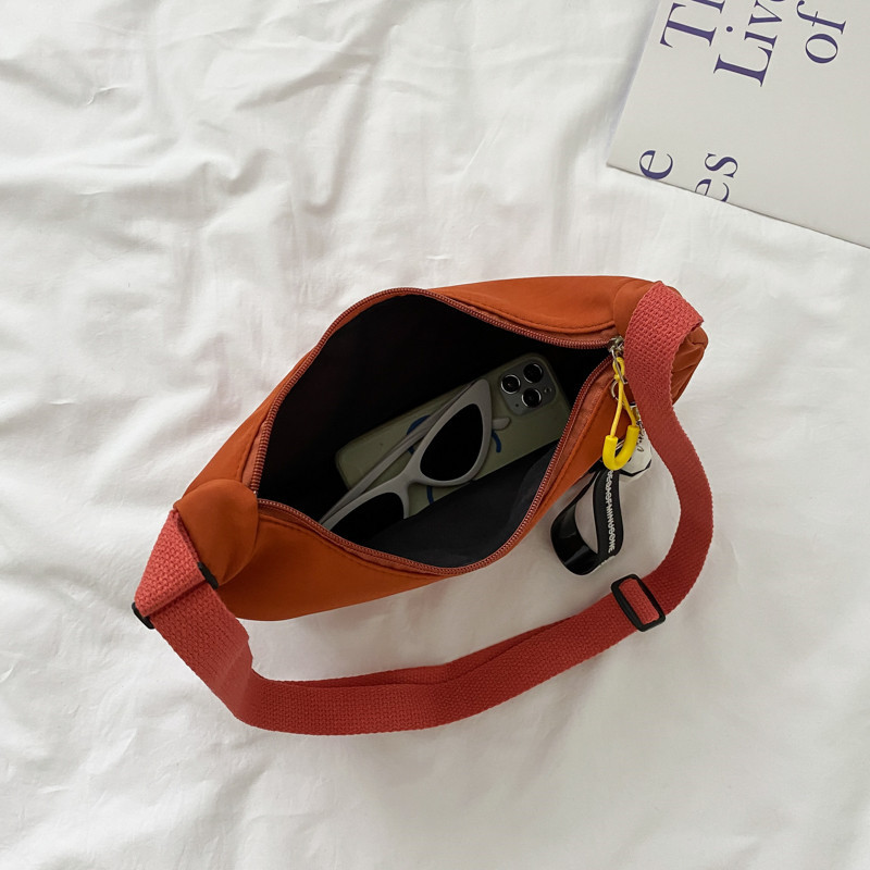 Casual Nylon Crossbody Dumpling Bag