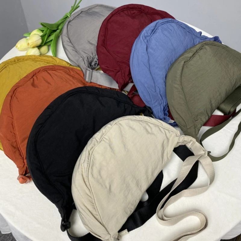 Casual Nylon Hobos Crossbody Bag for Women Shoulder Bag Woman Half Moon Chest Bags Tote Lady Travel Shopper Bag Female Casual Nylon Hobos Crossbody Bag for Women Shoulder Bag Woman Half Moon Chest Bags Tote Lady Travel Shopper Bag Female