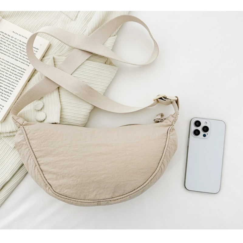 Casual Nylon Hobos Crossbody Bag for Women Shoulder Bag Woman Half Moon Chest Bags Tote Lady Travel Shopper Bag Female Casual Nylon Hobos Crossbody Bag for Women Shoulder Bag Woman Half Moon Chest Bags Tote Lady Travel Shopper Bag Female