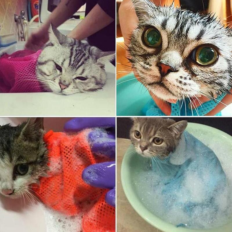 Cat Bag For Bathing Pet Shower Bag Cat Bag For Bathing Pet Shower Bag