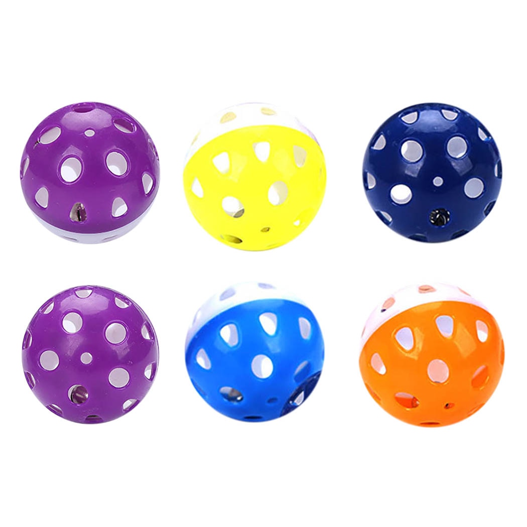 Cat Balls with Bell Interactive Toy (6Pcs) Cat Balls with Bell Interactive Toy (6Pcs)