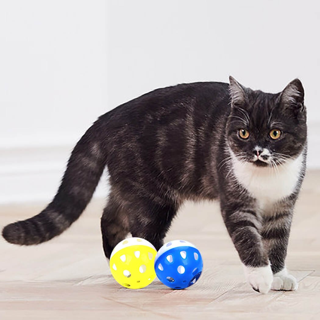 Cat Balls with Bell Interactive Toy (6Pcs) Cat Balls with Bell Interactive Toy (6Pcs)
