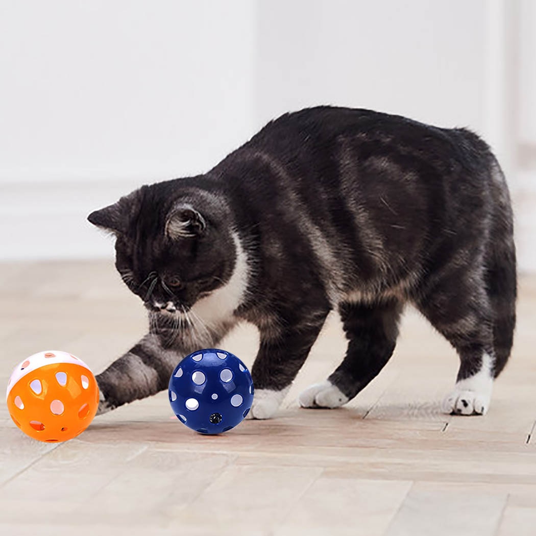 Cat Balls with Bell Interactive Toy (6Pcs) Cat Balls with Bell Interactive Toy (6Pcs)