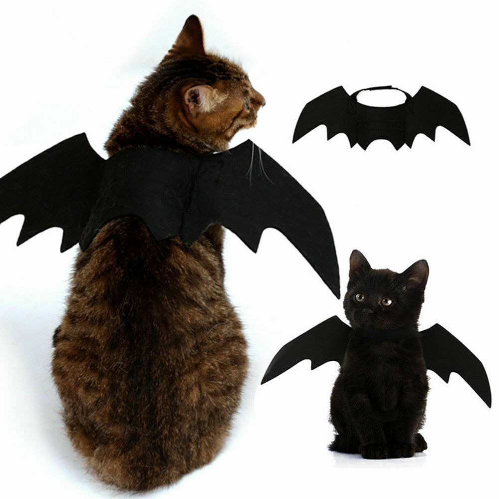 Cat Bat Costume Pet Halloween Wings Cat Bat Costume Pet Halloween Wings