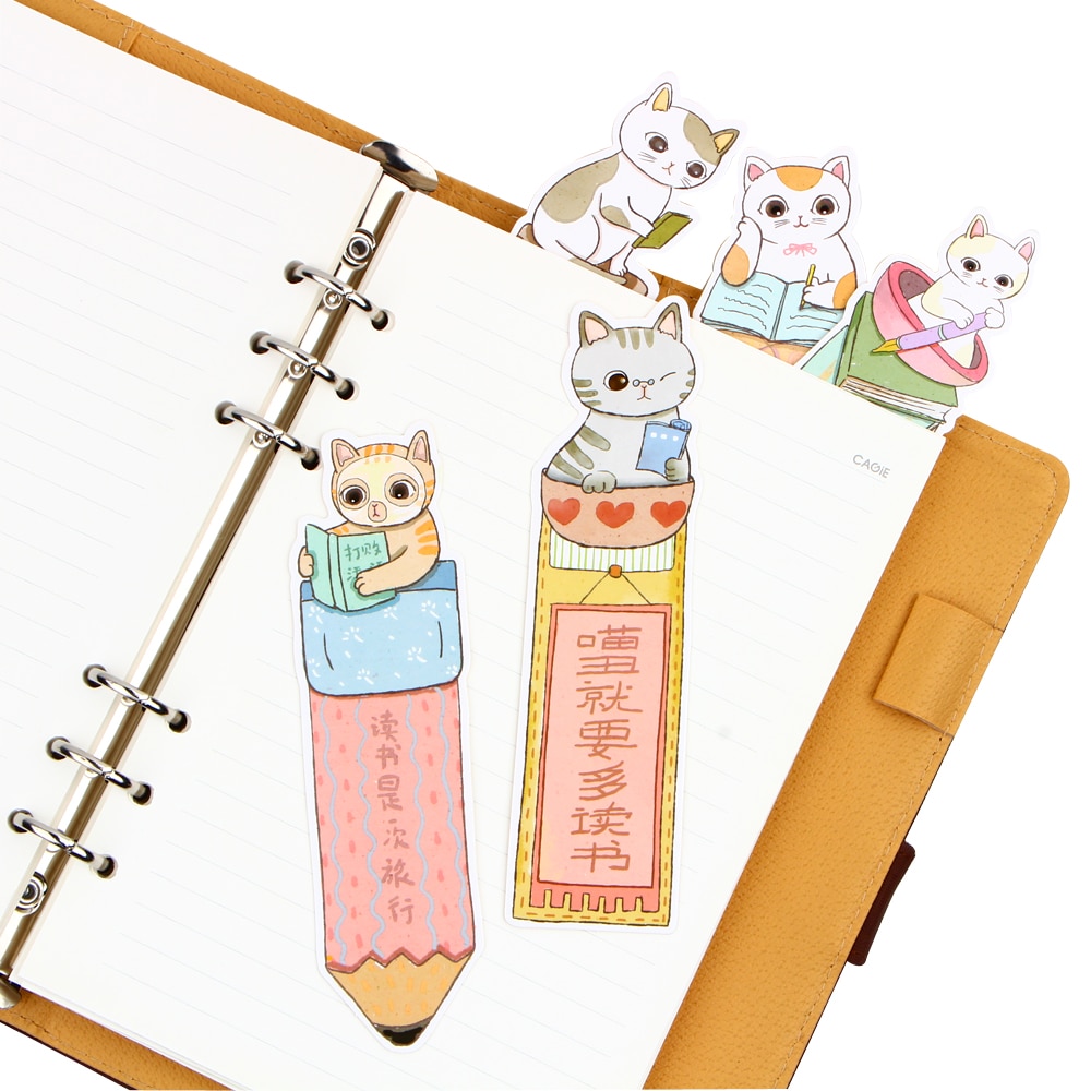 Cat Bookmarks Cute Animal Bookmarks (30pcs) Cat Bookmarks Cute Animal Bookmarks (30pcs)