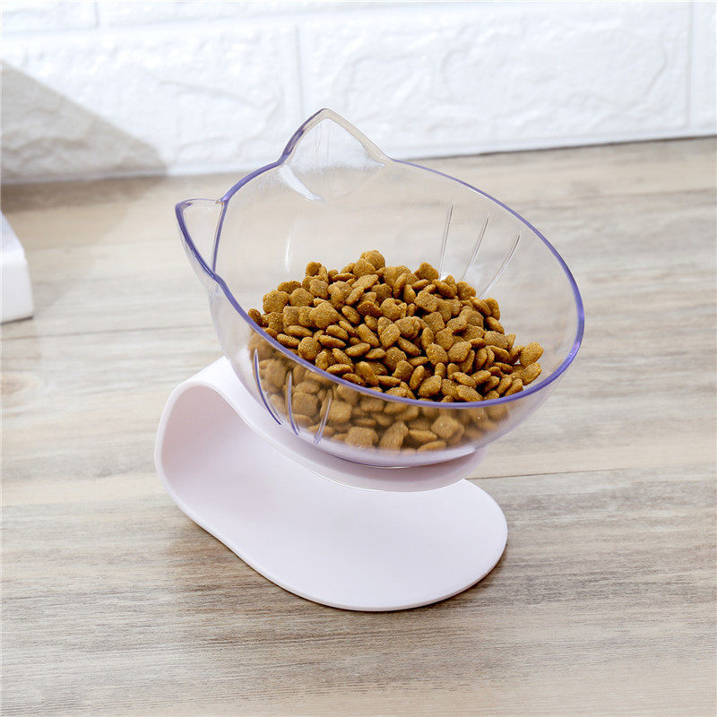 Cat Bowls Transparent Feeding Pet Bowl Cat Bowls Transparent Feeding Pet Bowl