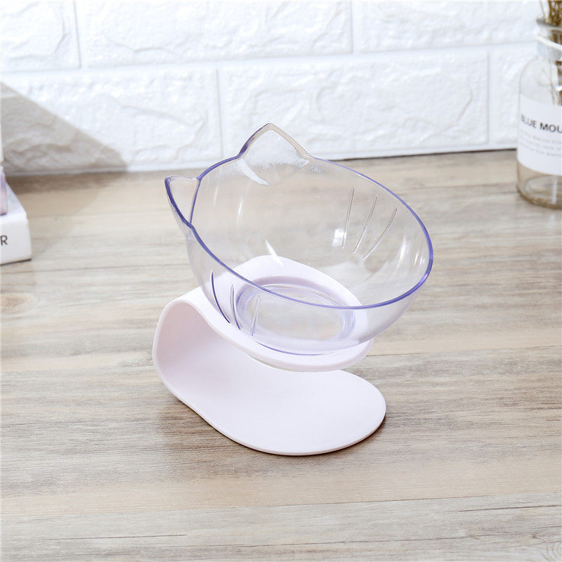 Cat Bowls Transparent Feeding Pet Bowl Cat Bowls Transparent Feeding Pet Bowl