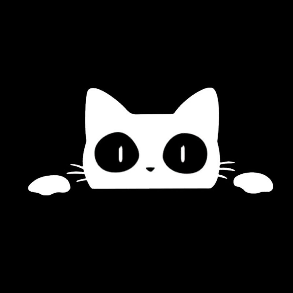 Cat Car Sticker Decal Cat Car Sticker Decal