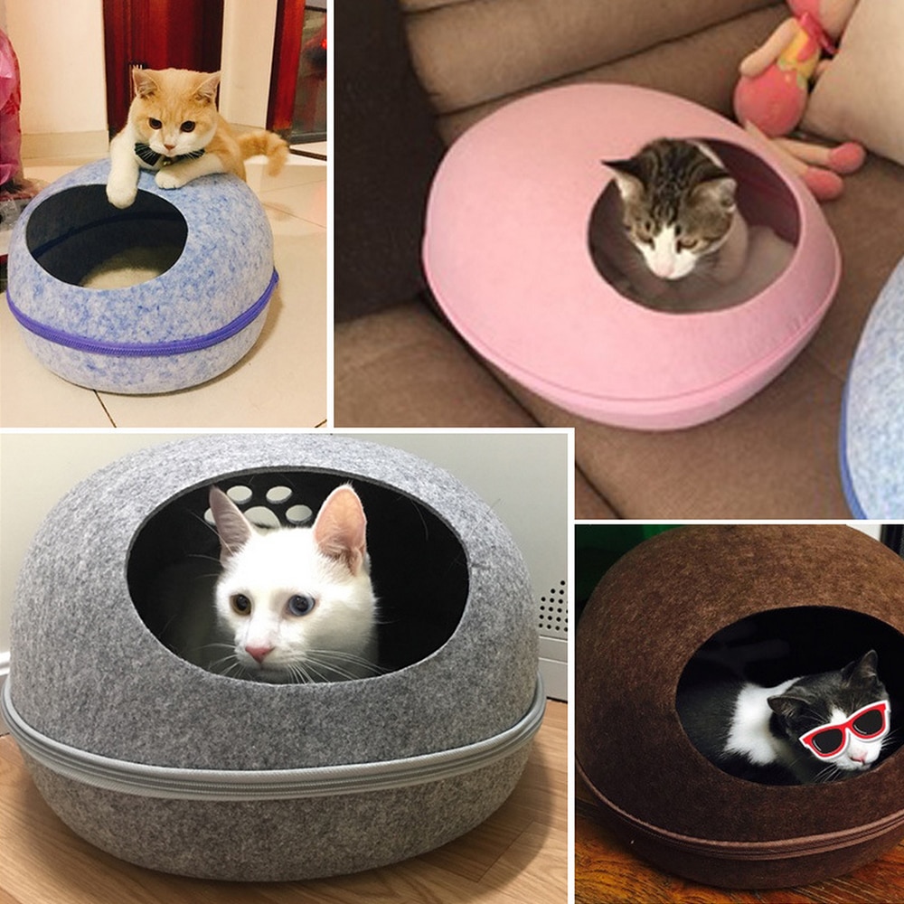 Cat Cave Egg Shape Design Pet Bed Cat Cave Egg Shape Design Pet Bed
