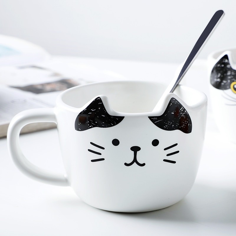 Cat Coffee Cup Set With Handle Cat Coffee Cup Set With Handle
