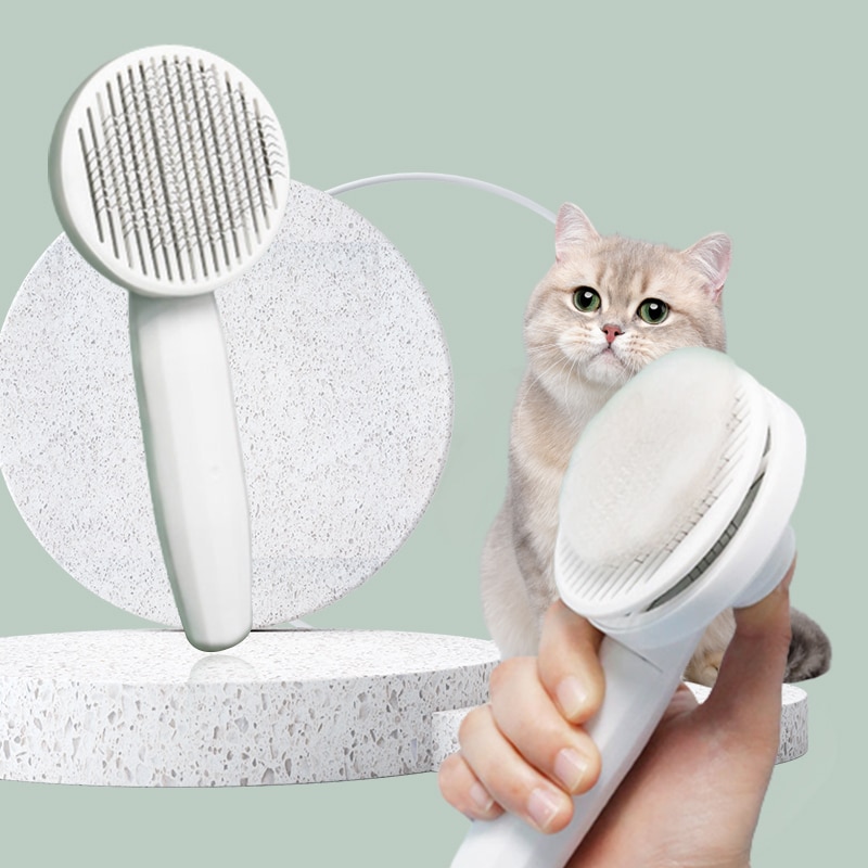 Cat Comb Hair Removal Pet Magic Comb One Click Floating Hair Removal Cat Dog Universal Cleaning Beauty Supplies Cat Comb Hair Removal Pet Magic Comb One Click Floating Hair Removal Cat Dog Universal Cleaning Beauty Supplies