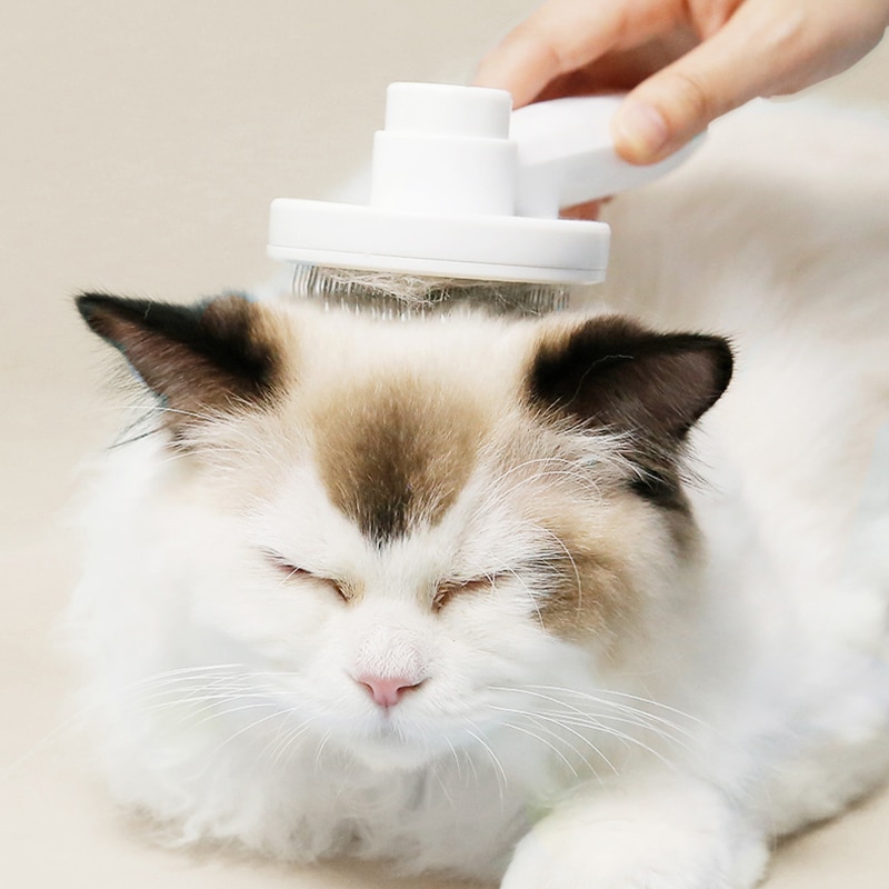 Cat Comb Hair Removal Pet Magic Comb One Click Floating Hair Removal Cat Dog Universal Cleaning Beauty Supplies
