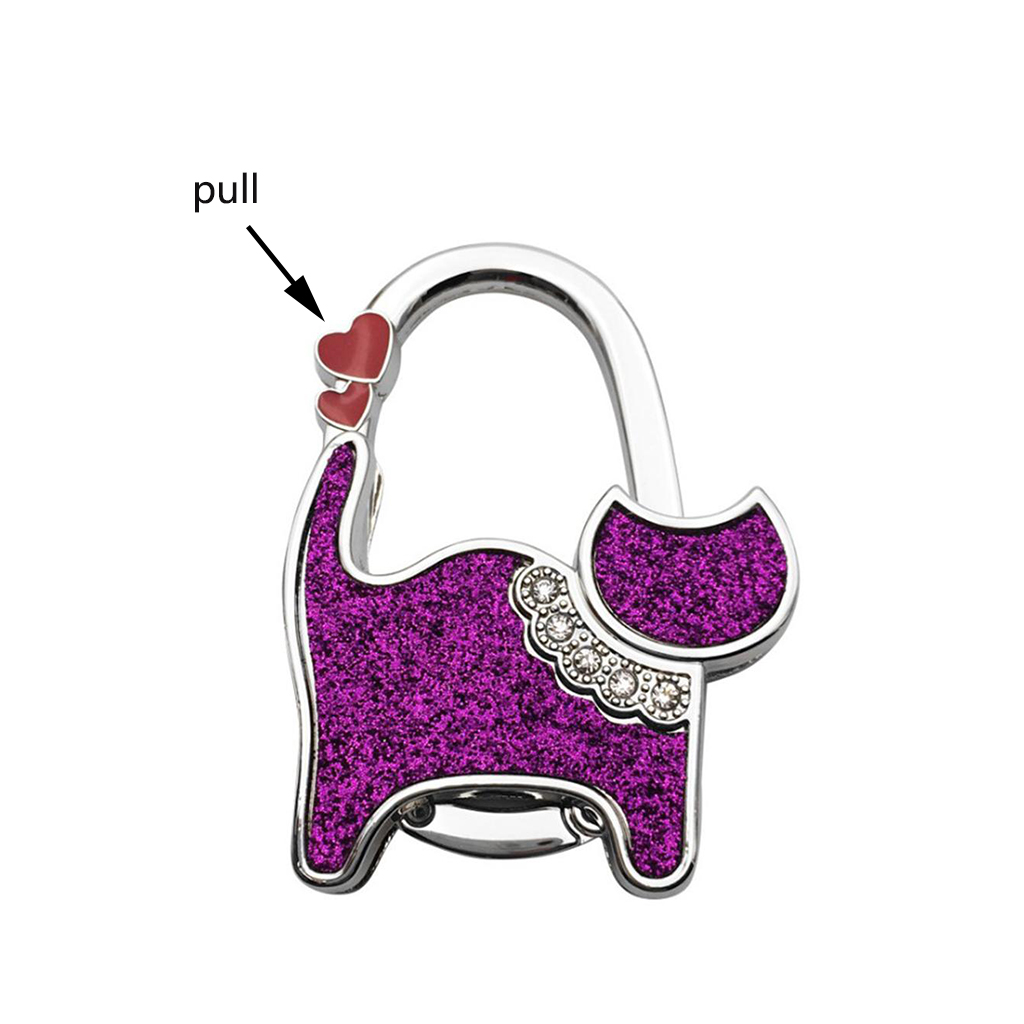 Cat Design Handbag Holder for Table