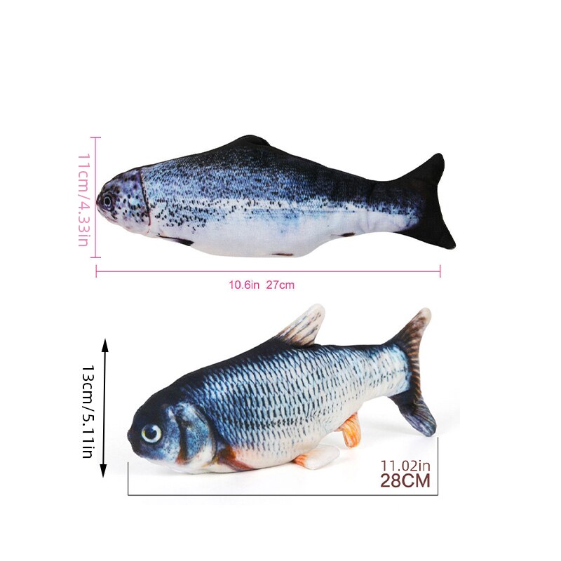 Cat Dog Toy Fish USB Charger Electric Floppy Interactive Fish Training Molar Toy Realistic Fish Pet Chew Bite Accessorie Cat Dog Toy Fish USB Charger Electric Floppy Interactive Fish Training Molar Toy Realistic Fish Pet Chew Bite Accessorie