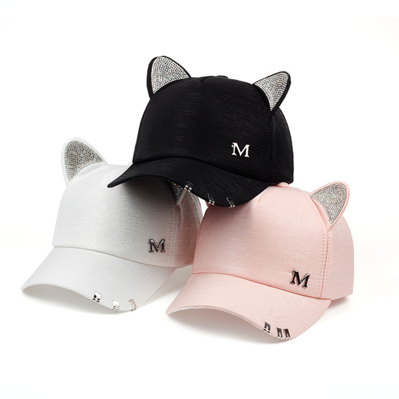 Cat Ear Baseball Cap Cat Ear Baseball Cap