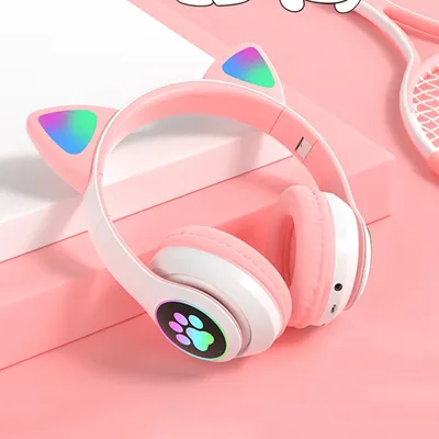 Cat Ear Headphone Rechargeable Device