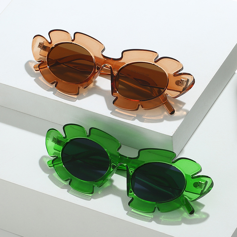Cat Eye Flower Shaped Sunglasses