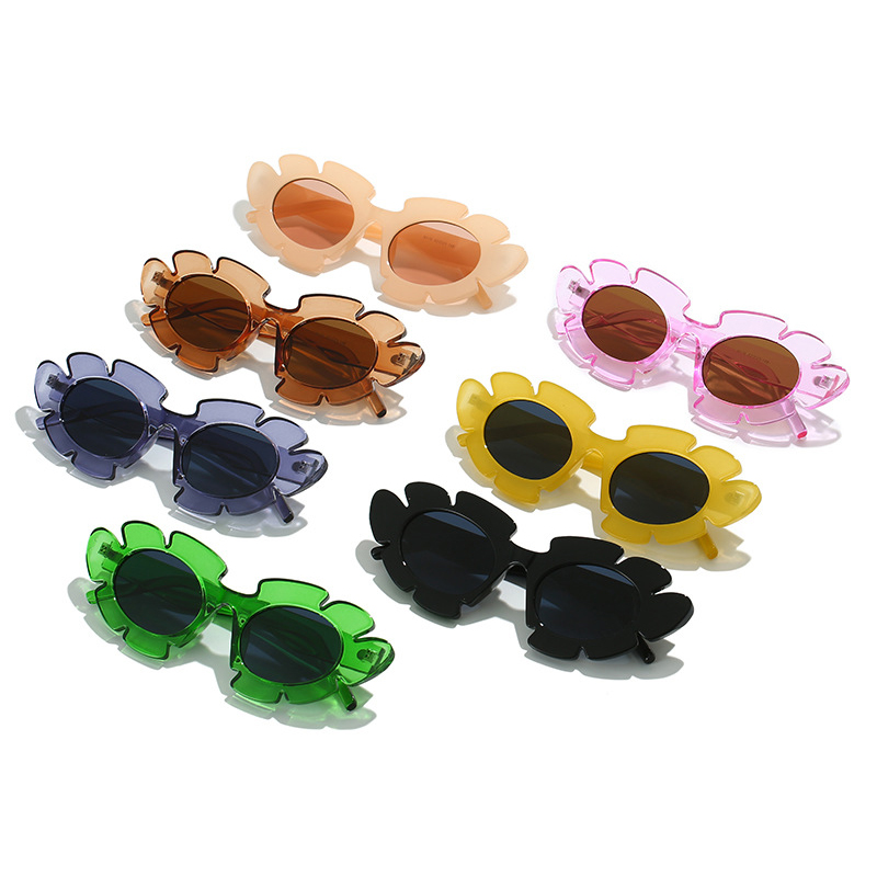 Cat Eye Flower Shaped Sunglasses