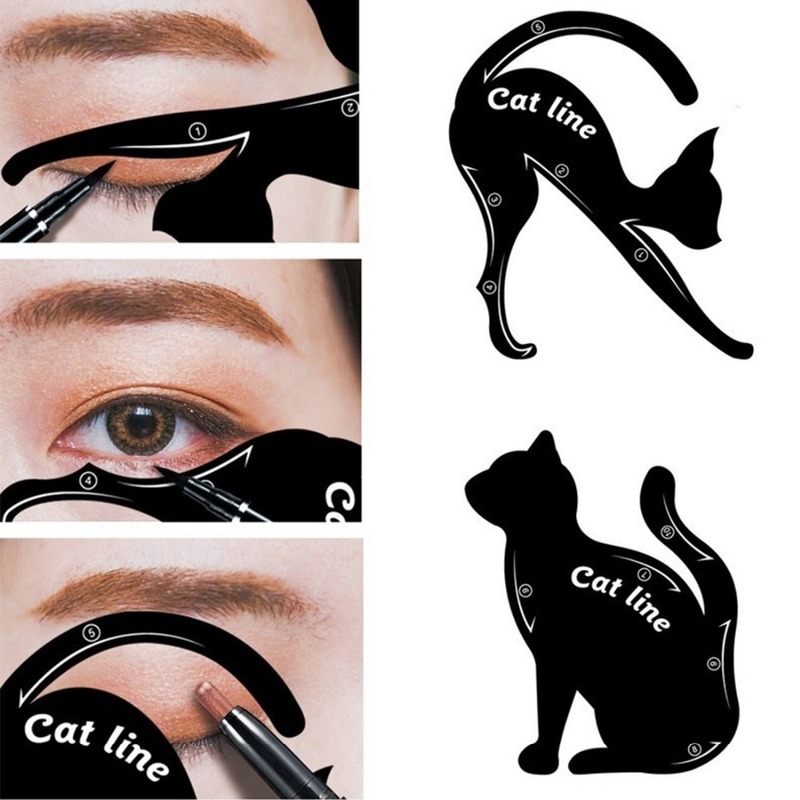 Cat Eyeliner Stencil Makeup Guide (2 pcs) Cat Eyeliner Stencil Makeup Guide (2 pcs)