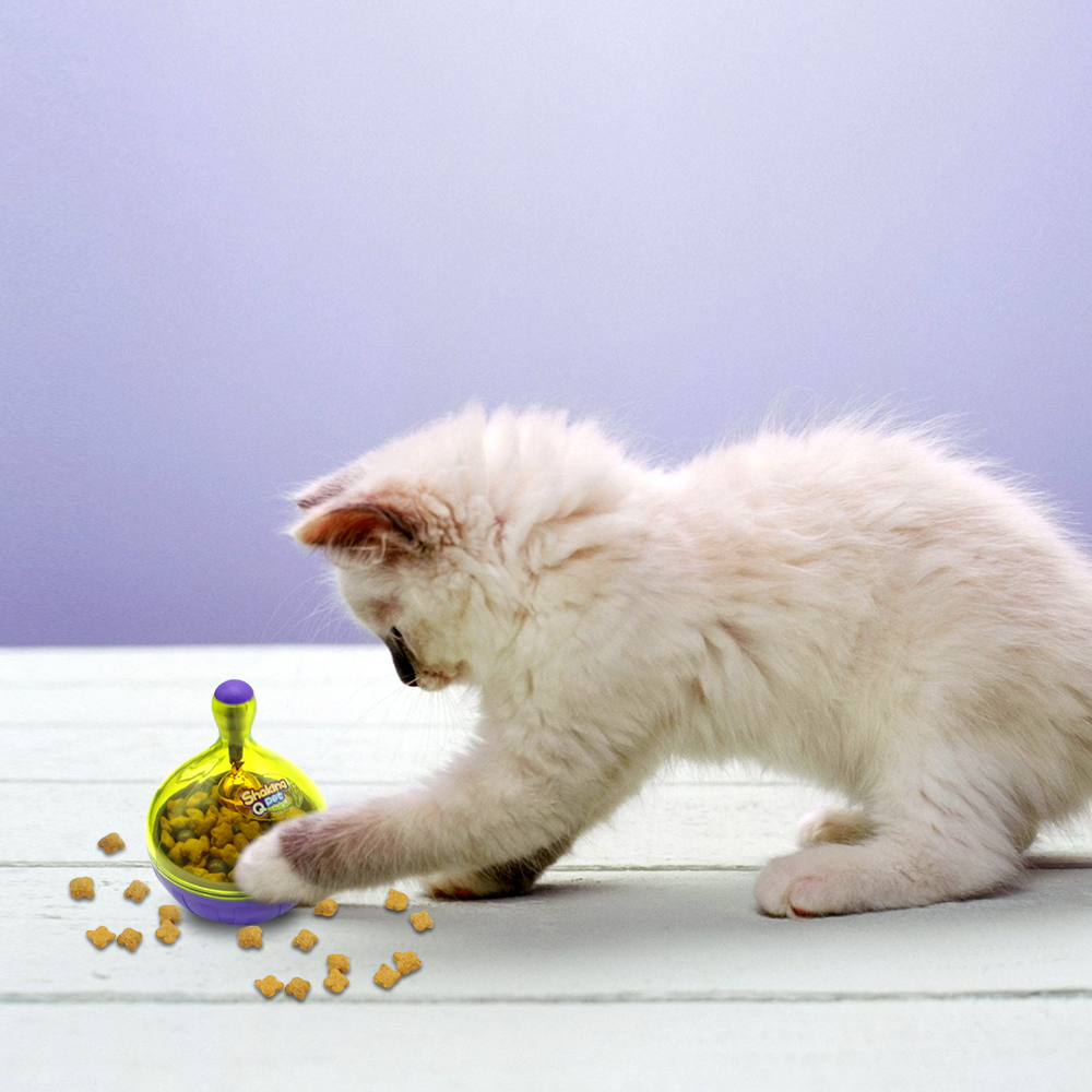 Cat Feeder Interactive Toy Treat Dispenser Cat Feeder Interactive Toy Treat Dispenser