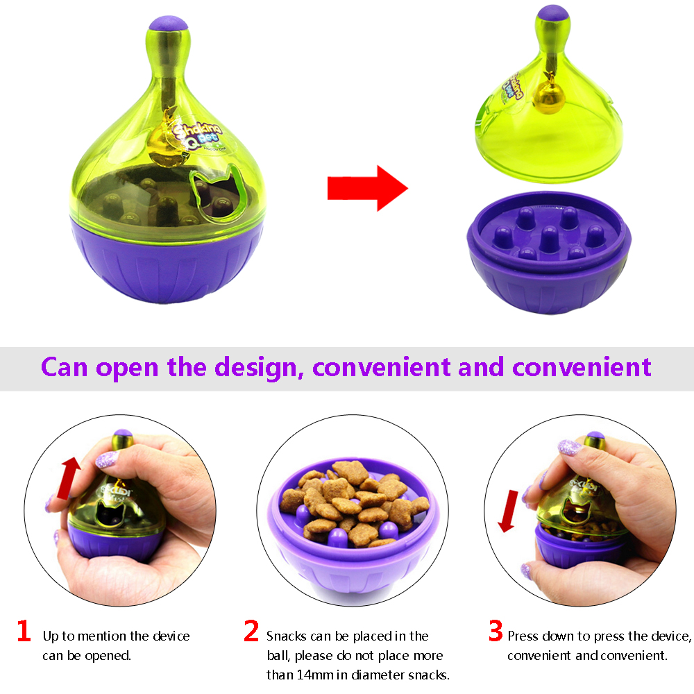 Cat Feeder Interactive Toy Treat Dispenser Cat Feeder Interactive Toy Treat Dispenser