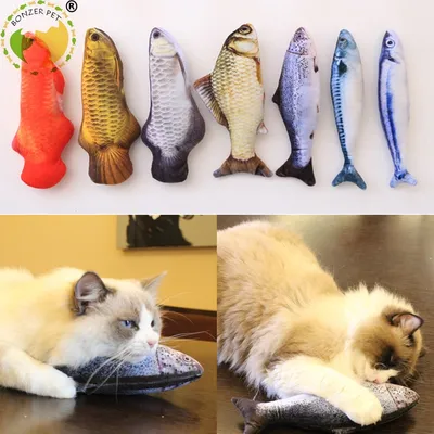 Cat Fish Toy 3D Fish Shape Toy Cat Fish Toy 3D Fish Shape Toy