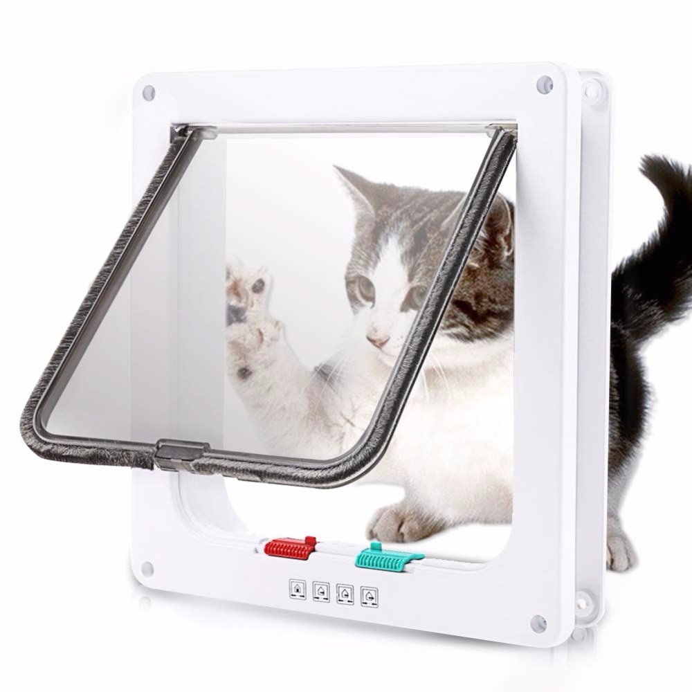 Cat Flap Door With 4 Way Lock Cat Flap Door With 4 Way Lock