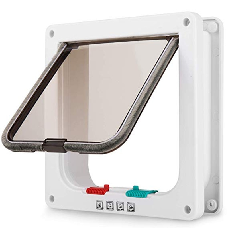 Cat Flap Door With 4 Way Lock Cat Flap Door With 4 Way Lock