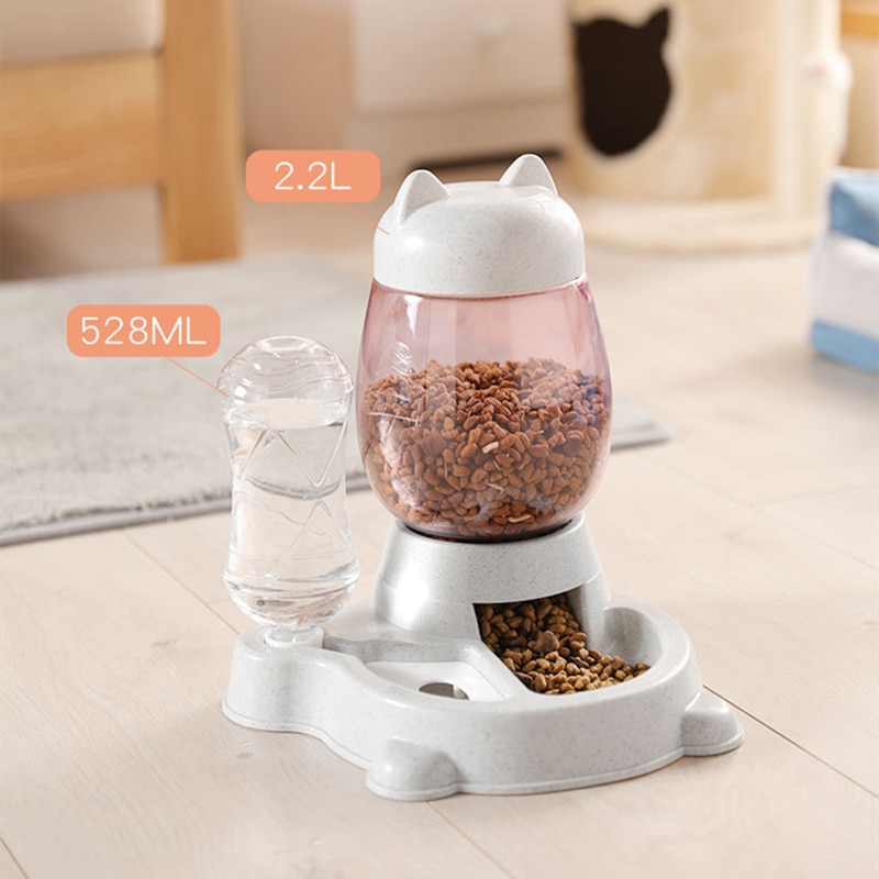 Cat Food Feeder and Water Dispenser Cat Food Feeder and Water Dispenser