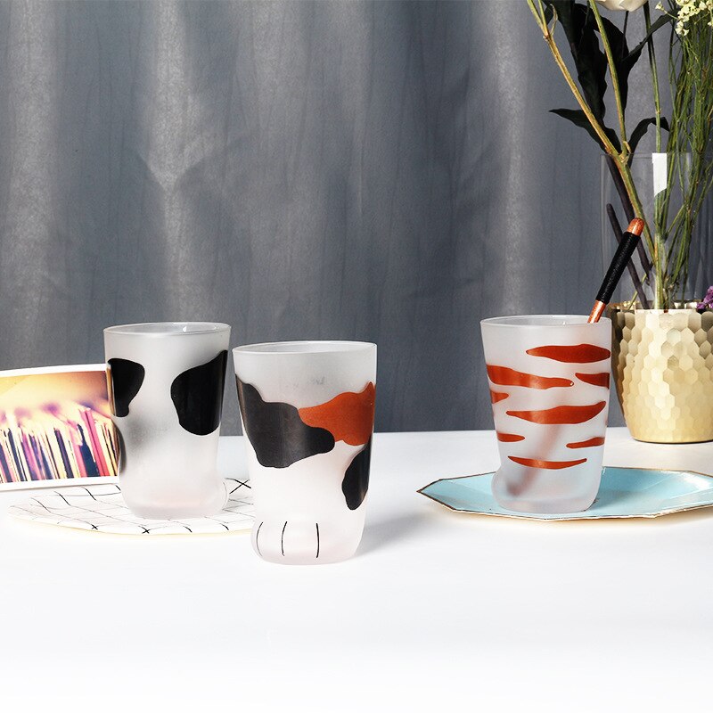 Cat Foot Cup Glass Drinkware Cat Foot Cup Glass Drinkware