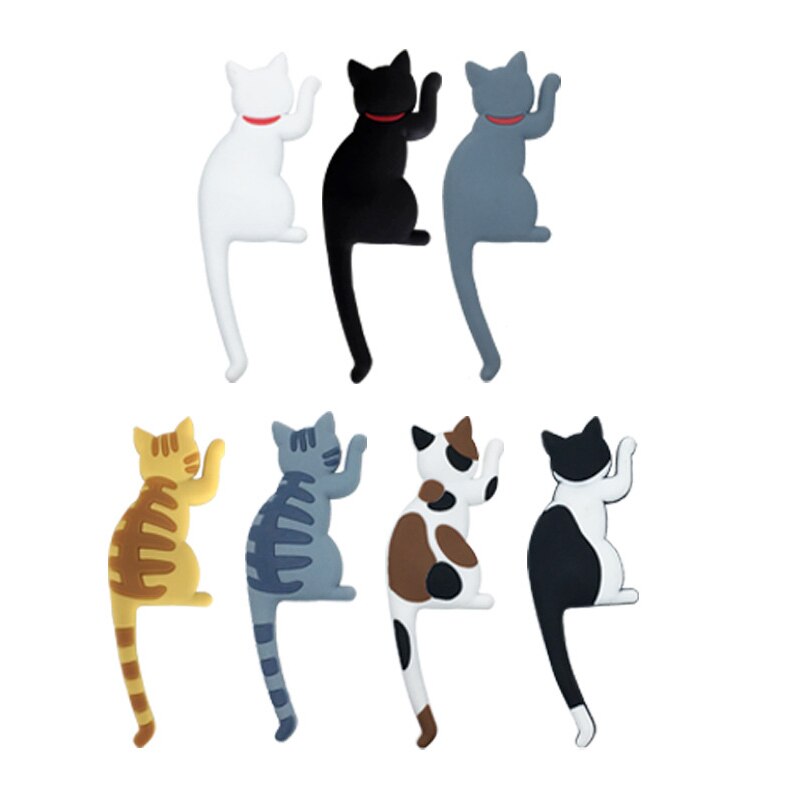 Cat Fridge Magnet Cute Hanging Hook Cat Fridge Magnet Cute Hanging Hook