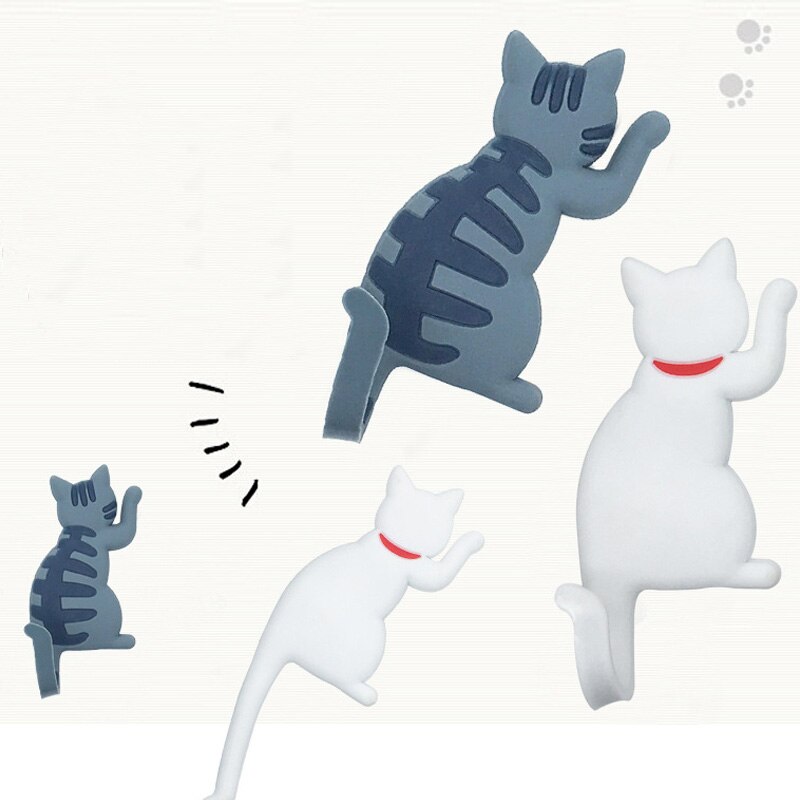 Cat Fridge Magnet Cute Hanging Hook Cat Fridge Magnet Cute Hanging Hook