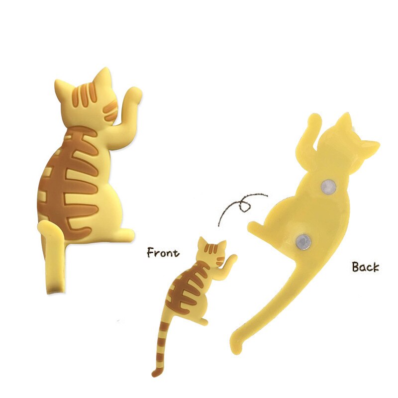 Cat Fridge Magnet Cute Hanging Hook Cat Fridge Magnet Cute Hanging Hook