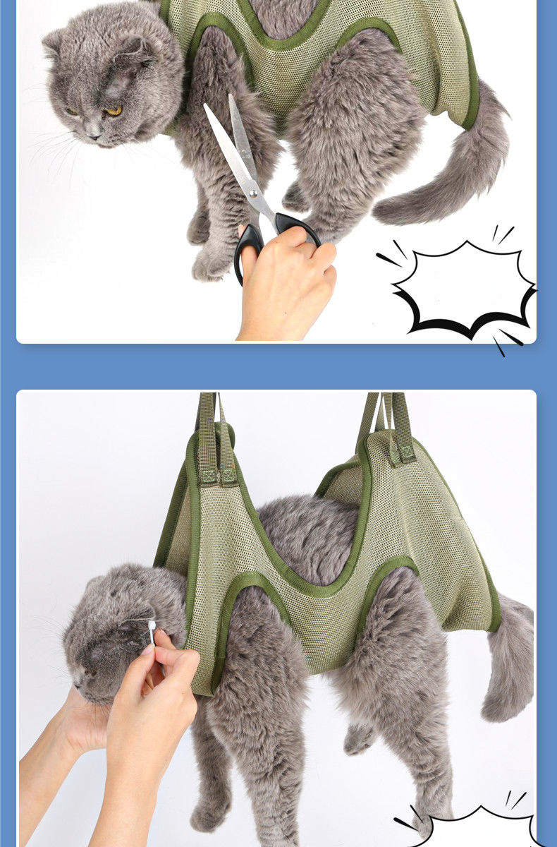 Cat Grooming Nail Cutting Anti Scratch Bite Fixed Bag Bath Trimming Restraint Bag Pet Beauty Hammock Hanging Pet Cat Grooming Nail Cutting Anti Scratch Bite Fixed Bag Bath Trimming Restraint Bag Pet Beauty Hammock Hanging Pet