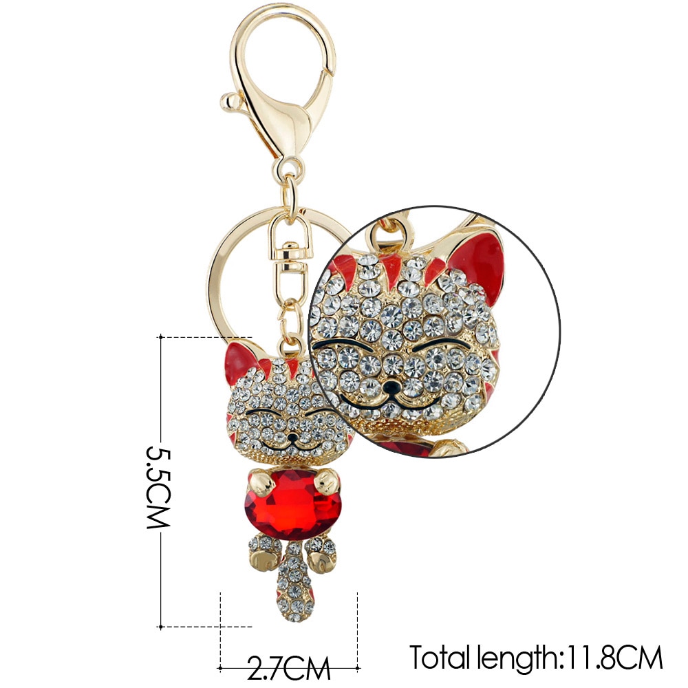 Cat Keychain Smiling Cat Keyring Cat Keychain Smiling Cat Keyring
